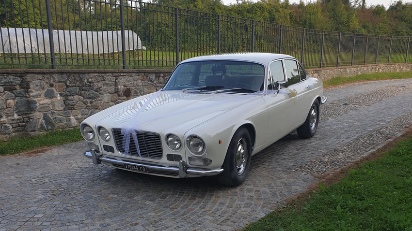 Vintage Jaguar rental with driver